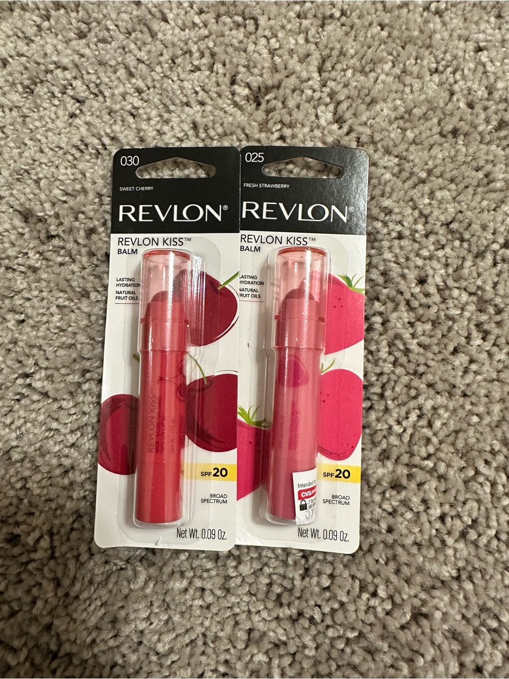 Revlon Kiss Balm Duo in Red and Pink 💋 bundle